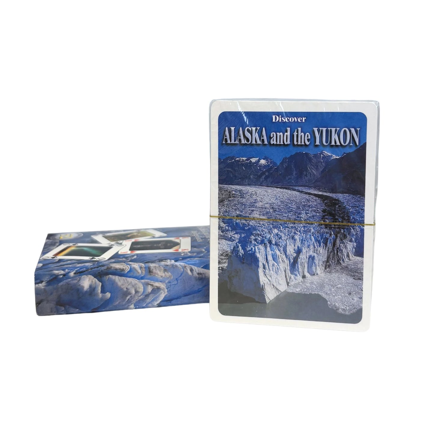 Set of playing cards featuring Alaska and the Yukon on a white background