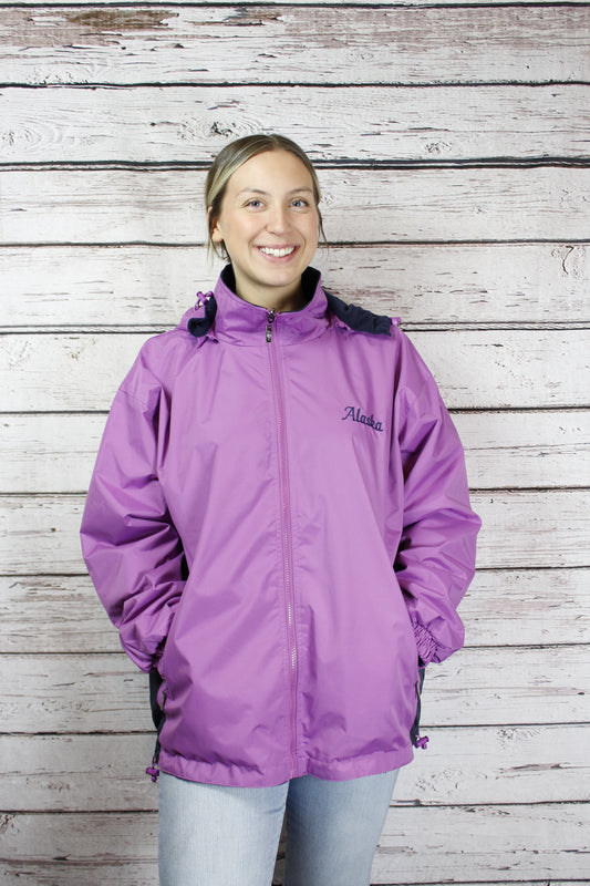 2 TONE REVERSIBLE PURPLE JACKET