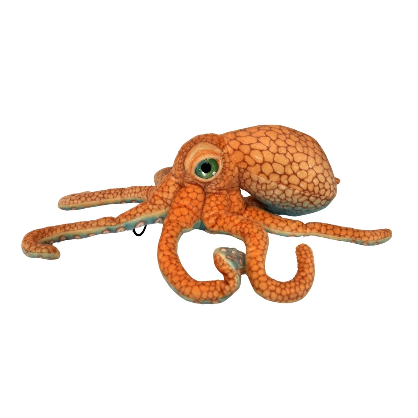 Orange octopus toy