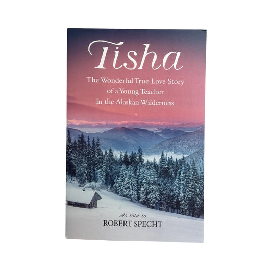 Tisha Book cover with a beautiful landscape