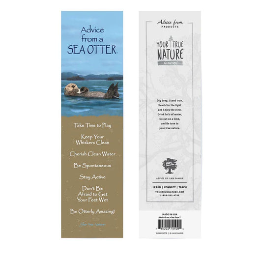ADVICE FROM A SEA OTTER BOOKMARK