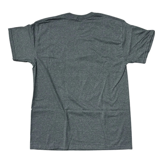Gray t-shirt on a white background