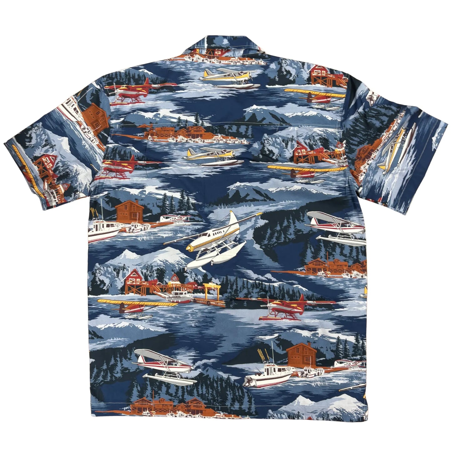 Back of Alaska Hawaiian shirt