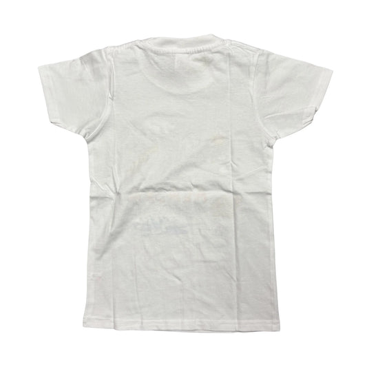 White t-shirt on a white background
