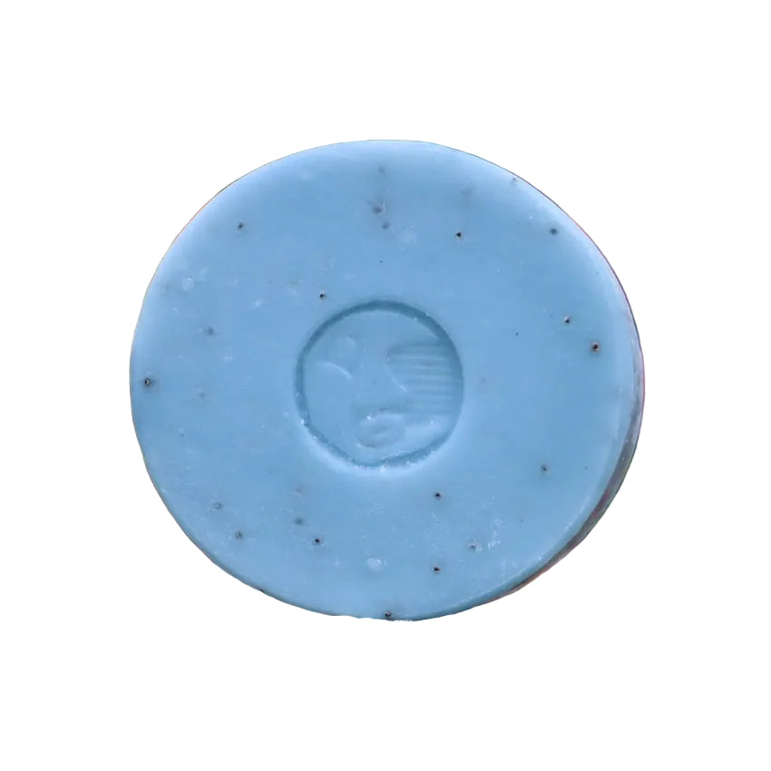 Blue soap bar