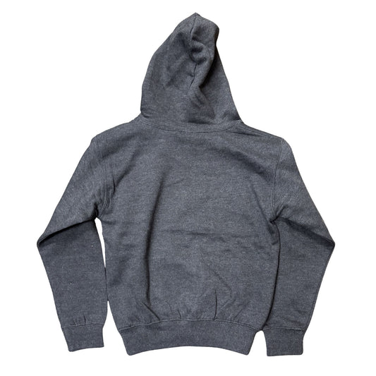 Gray hoodie on a white background