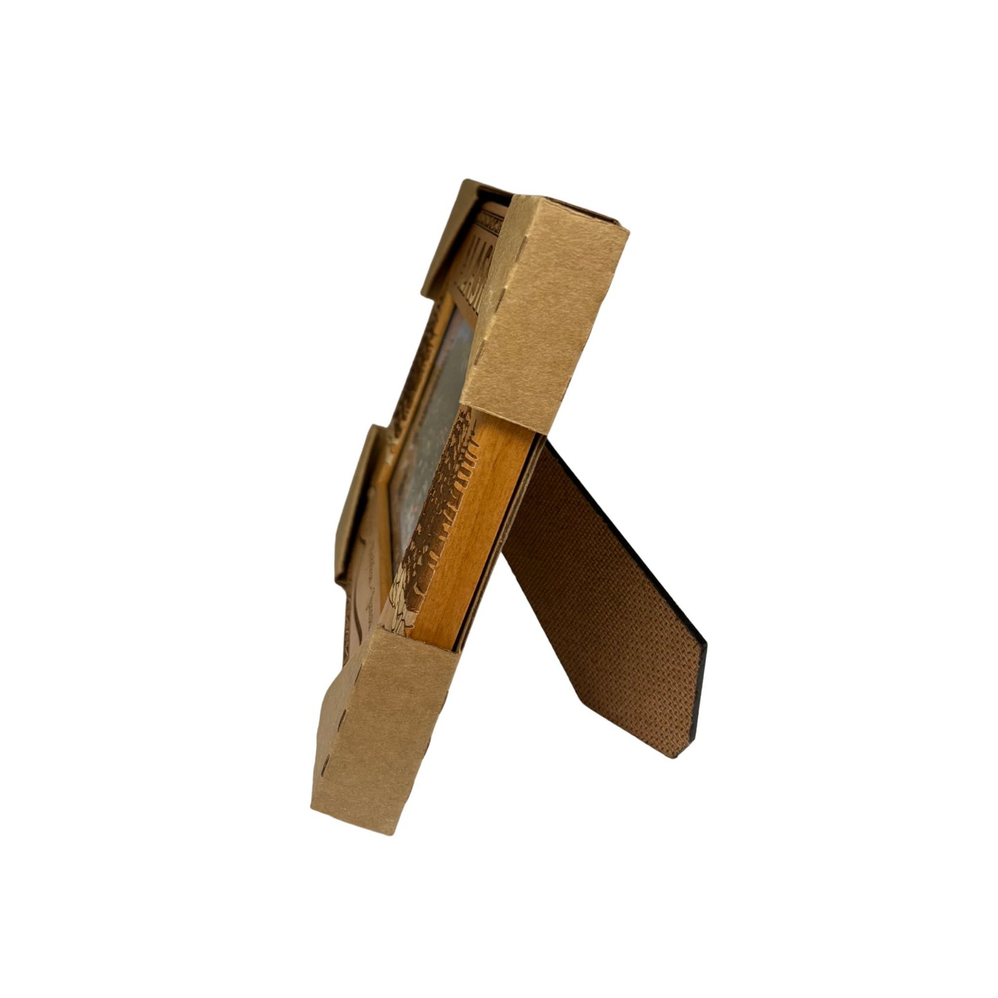 Side view of a picture frame