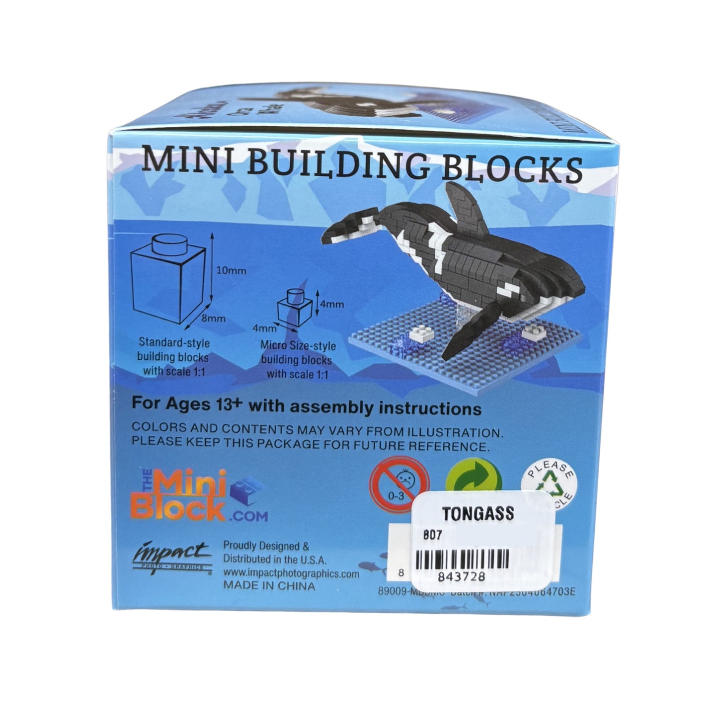Box of Orca Mini Building Blocks