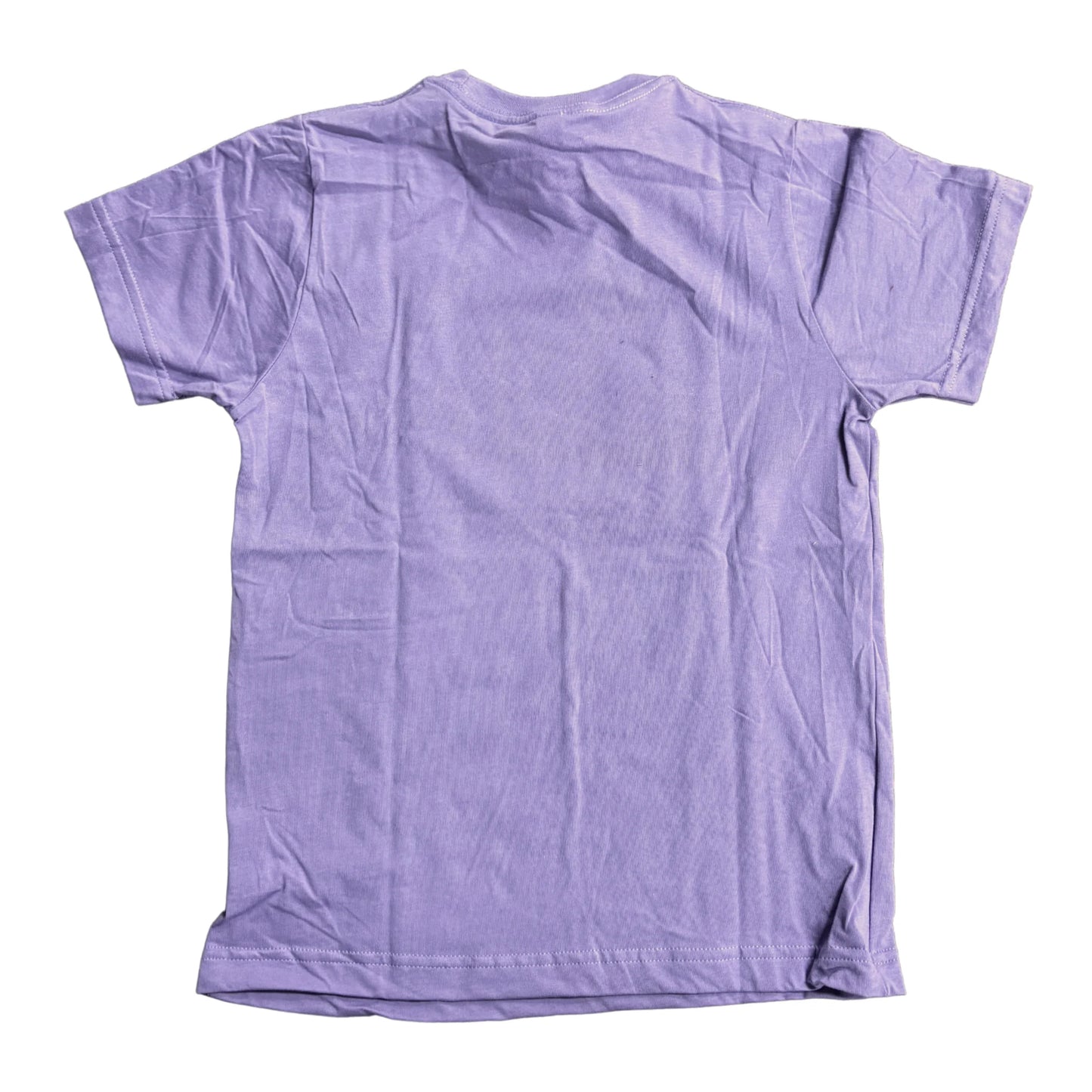 Purple t-shirt on a white background