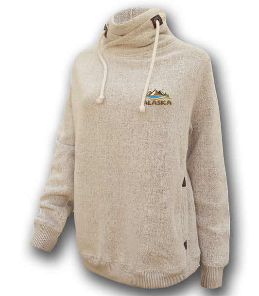 WOMENS NANTUCKET HIGH SHAWL NECK PULL OVER