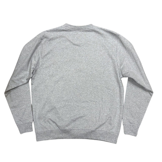 Gray sweatshirt on a white background