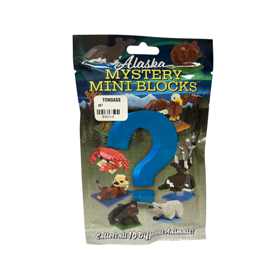 Bag of Mystery Mini Blocks with alaska wildlife