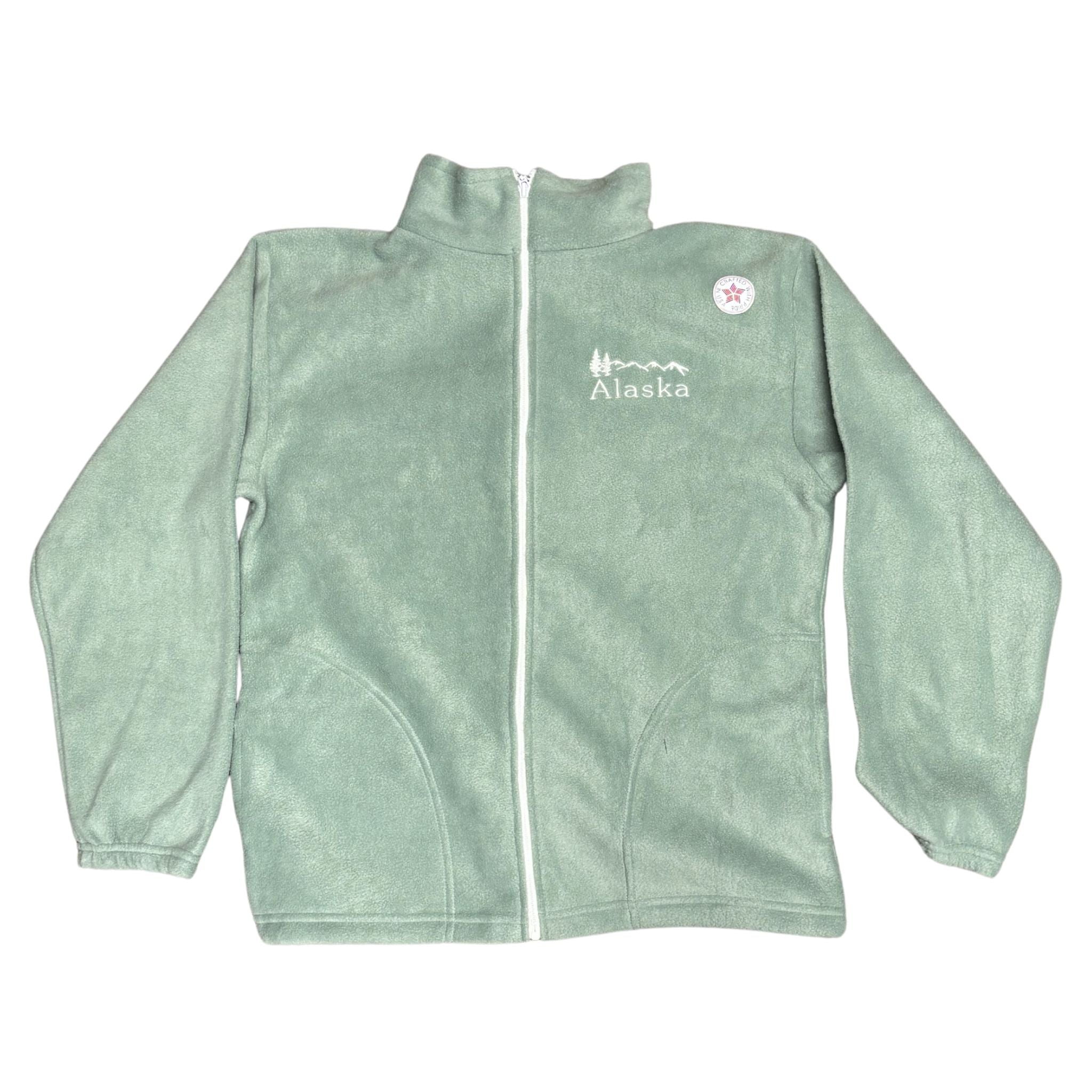 Green Alaska Fleece Zip-Up – Tongass Trading Company