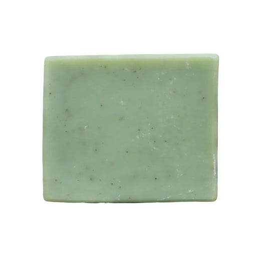 Green bar of soap