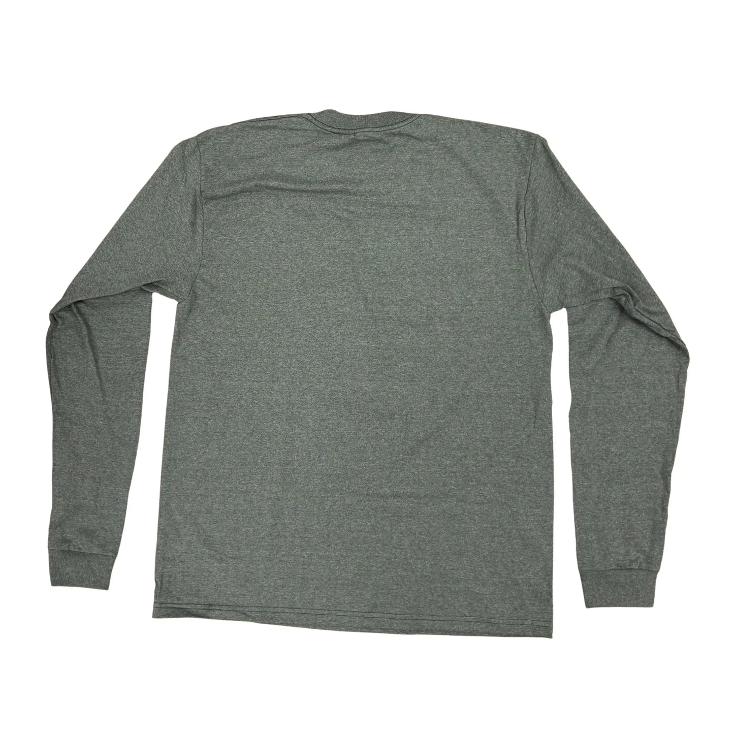 Back of green long sleeve