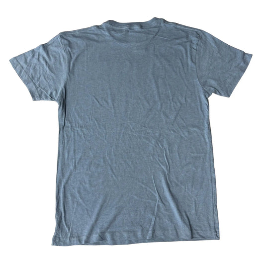 Blue t-shirt on a white background