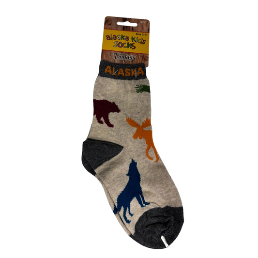 Sock with animal designs