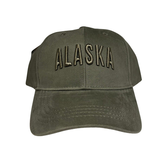 Green cap with 'ALASKA' text