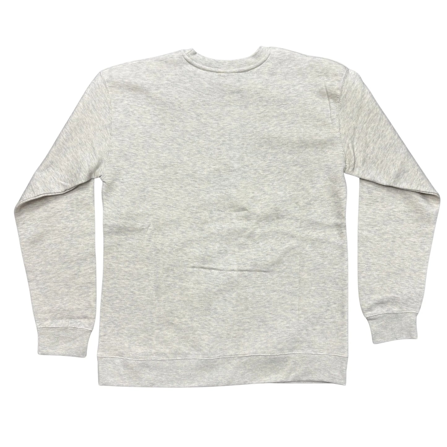 Back of sweatshirt on a white background