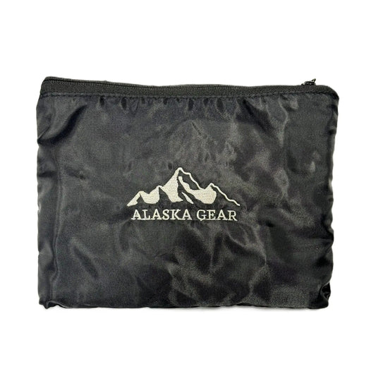 Close up of duffel bag