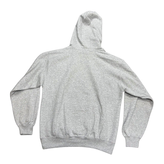Gray hoodie on a white background