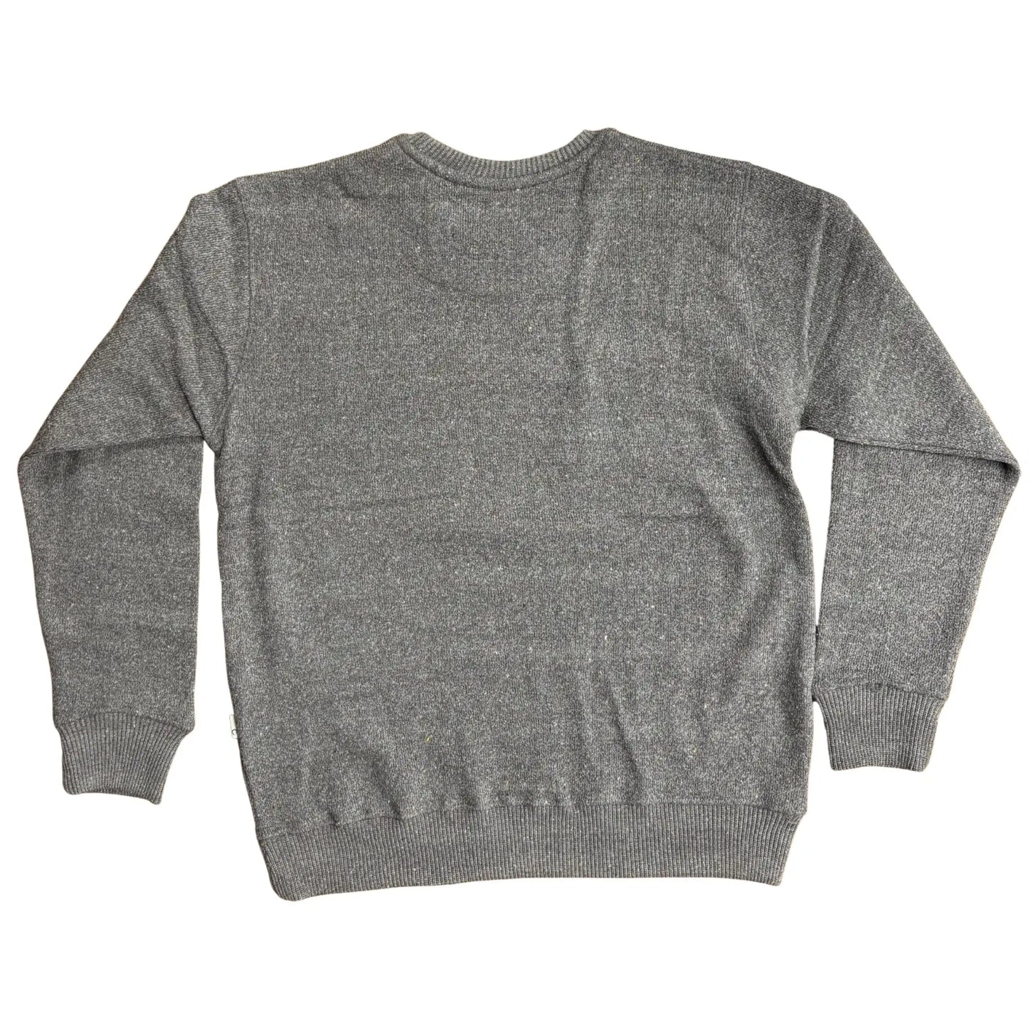 Gray sweater on a white background