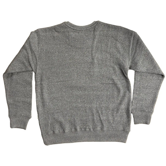 Gray sweater on a white background