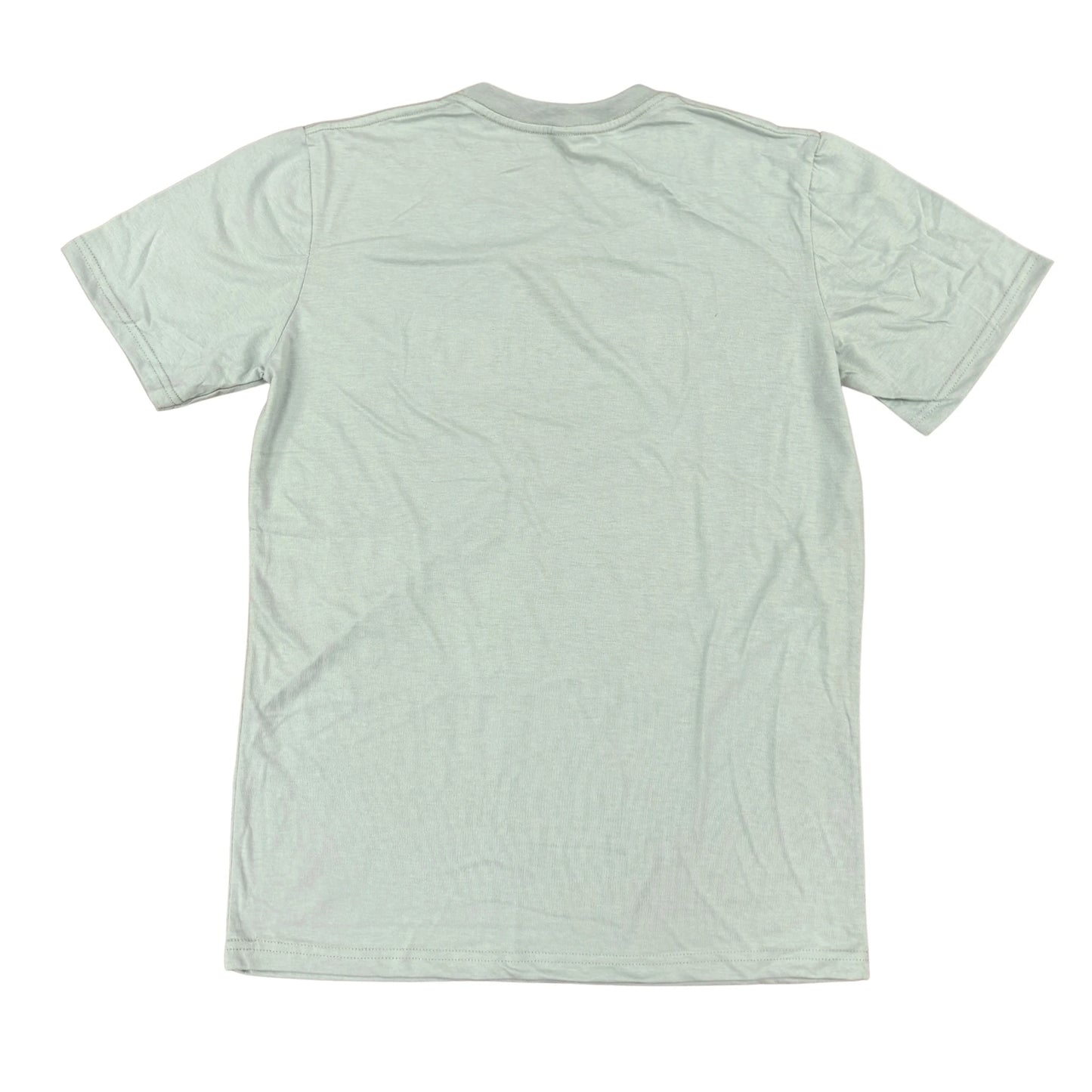 Light green t-shirt on a white background