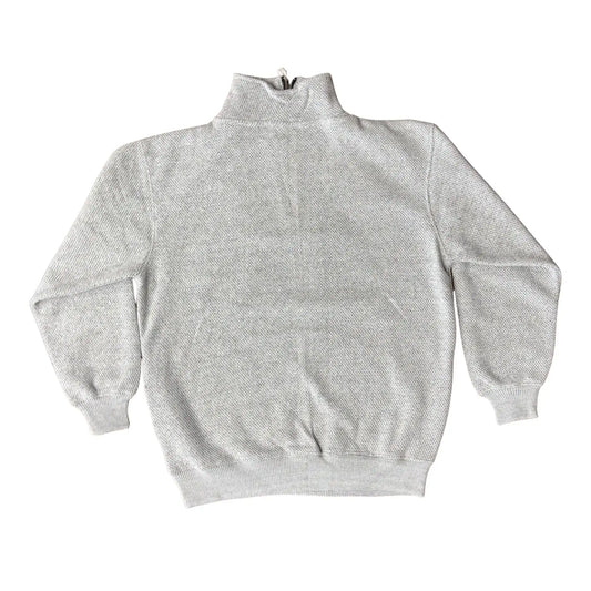 Gray sweatshirt on a white background