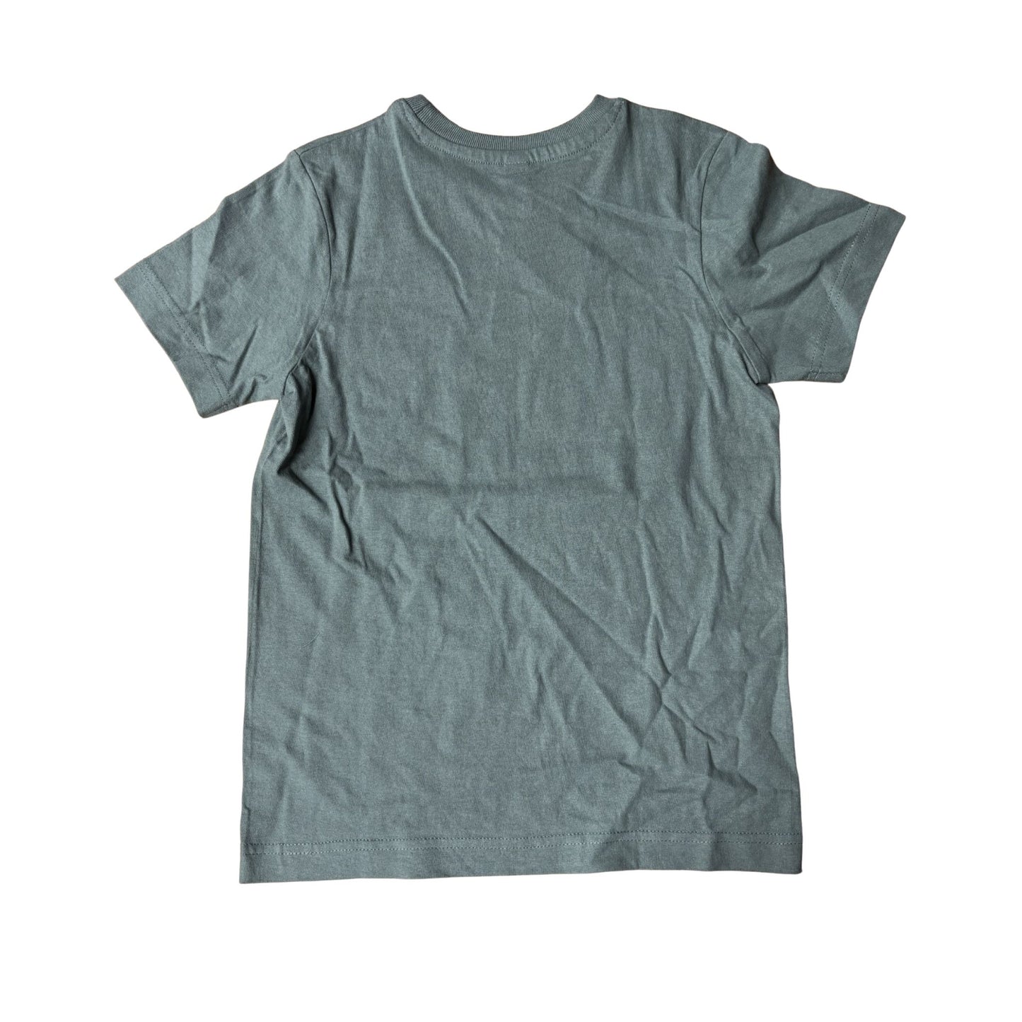 Gray t-shirt on a white background