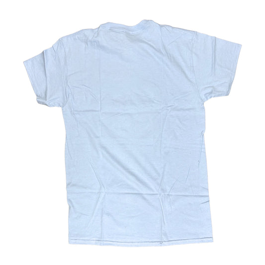 Light blue t-shirt on a white background