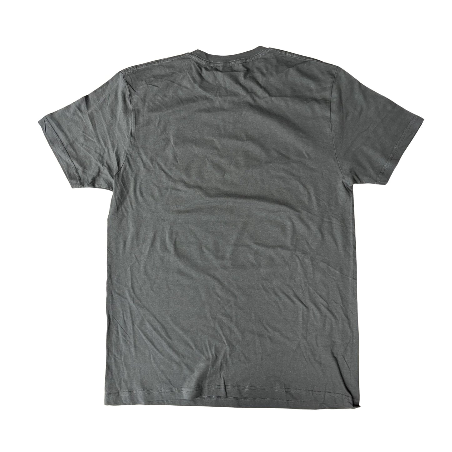 Gray t-shirt on a white background