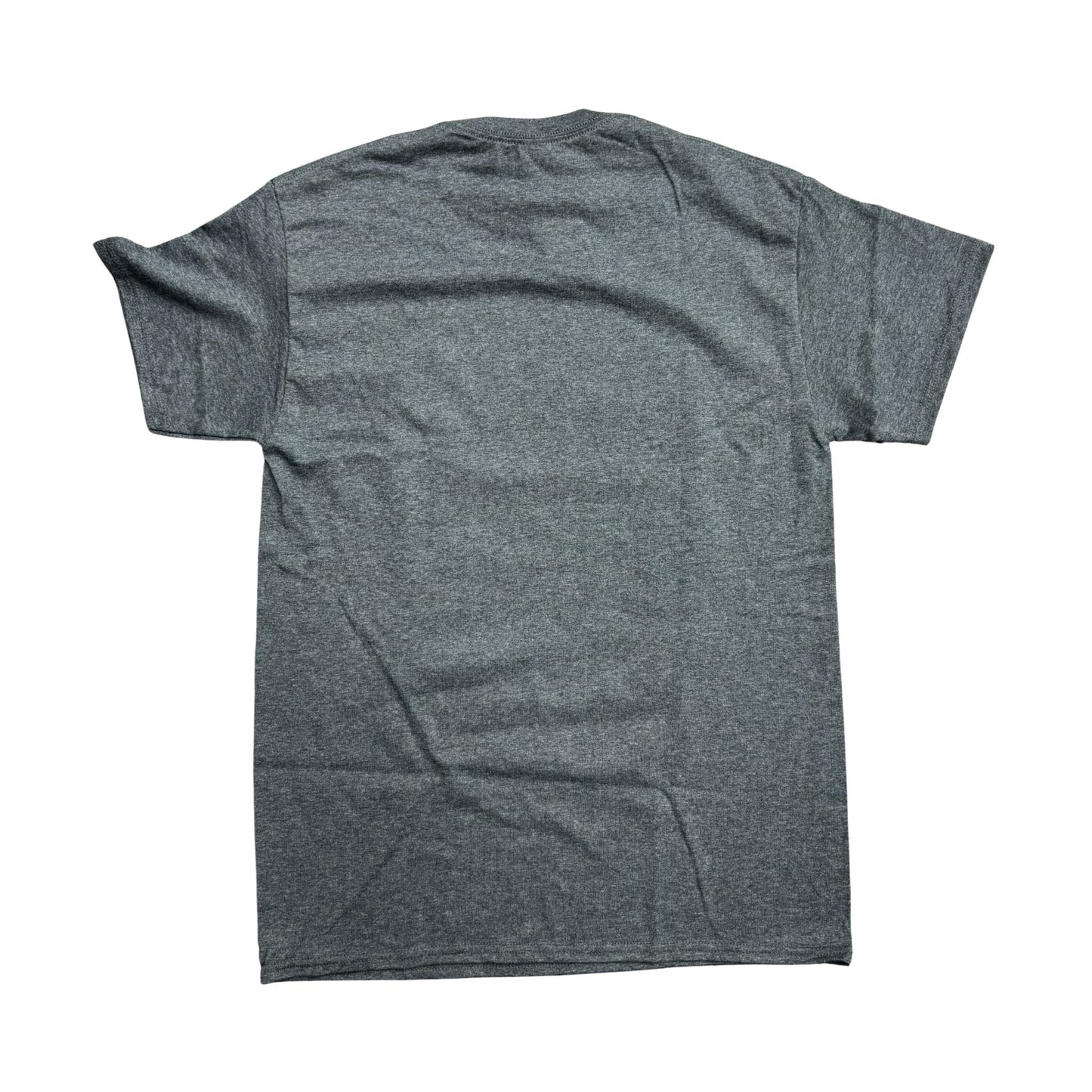 Back of gray t-shirt