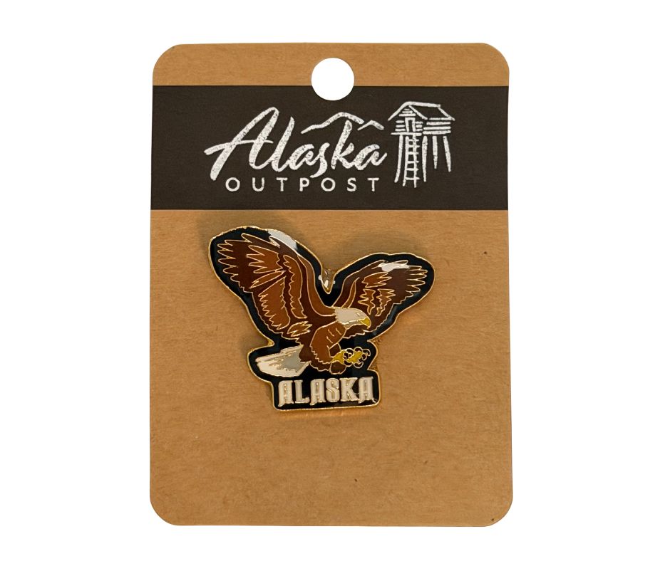 Eagle with wings spread open Collector's Pin