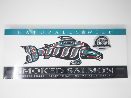 16OZ WILD CAUGHT ALASKAN SMOKED SALMON