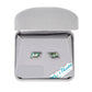 Pair of bear-shaped earrings in a gray jewelry box with 'Wild Pearle' branding.