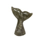 whale tail marble statue