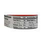 Nutrition facts label on a white background