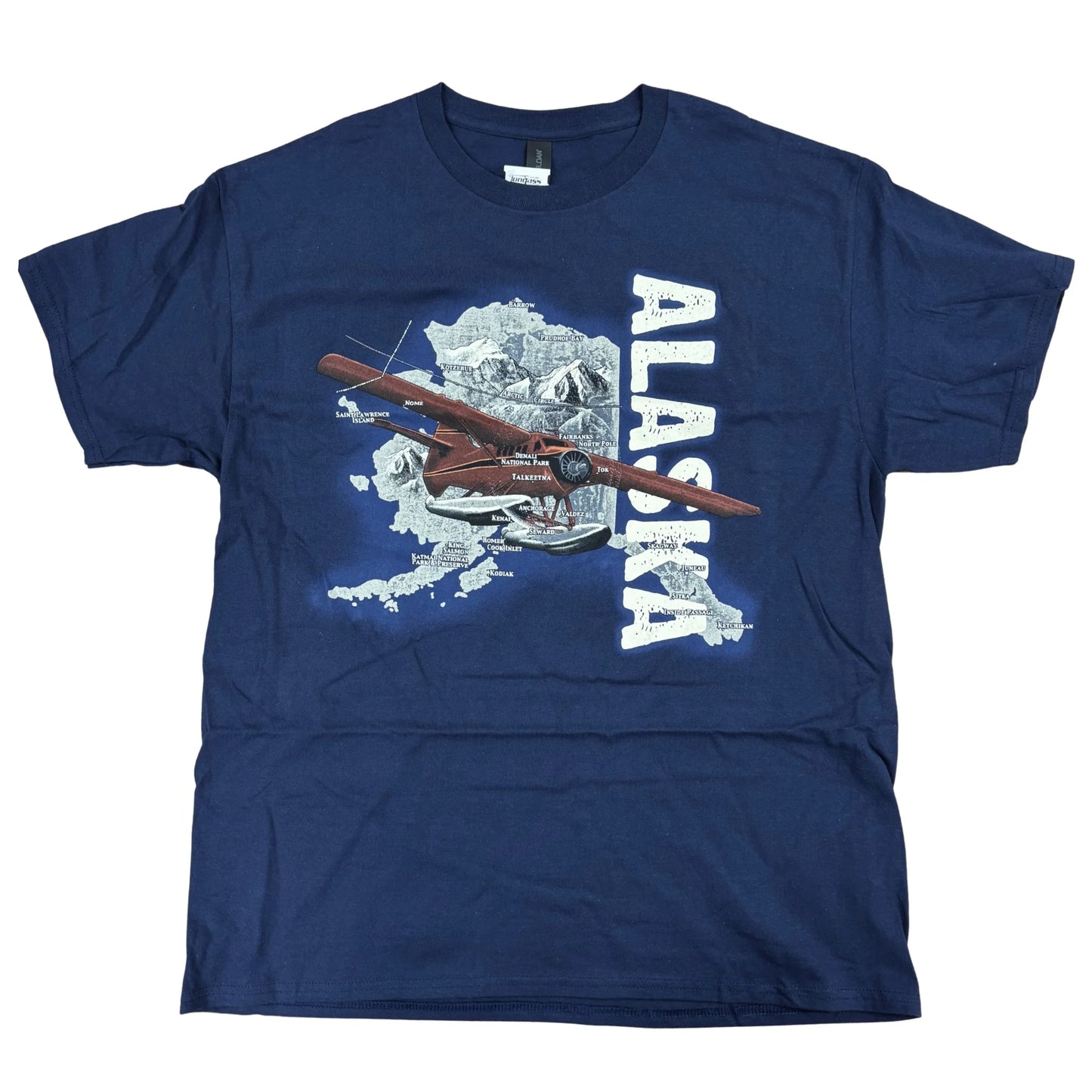 Navy Float Plane Alaska Tee