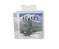 Black and white Orca figurine in an Alaskan themed box