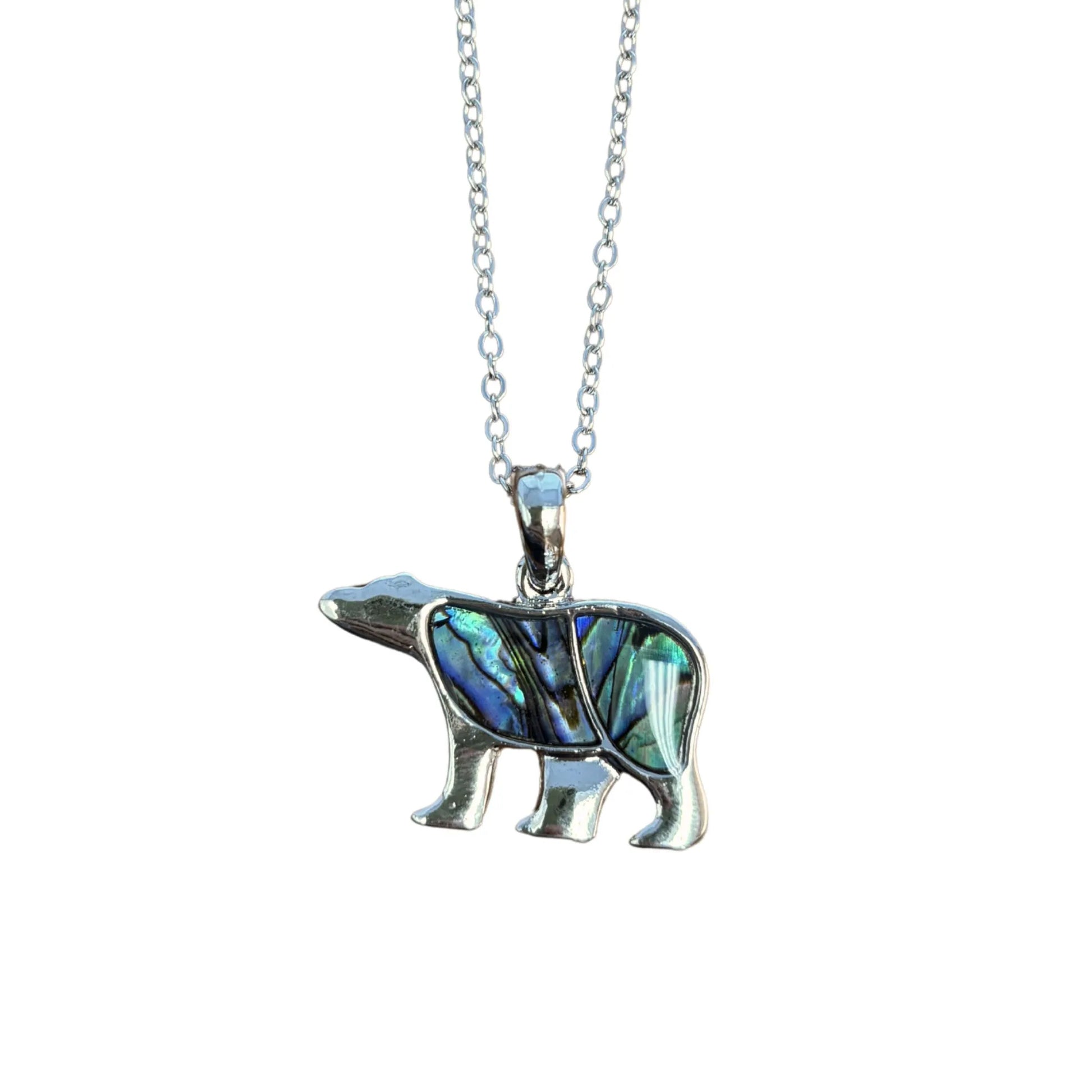 Bear Pendant on a silver chain