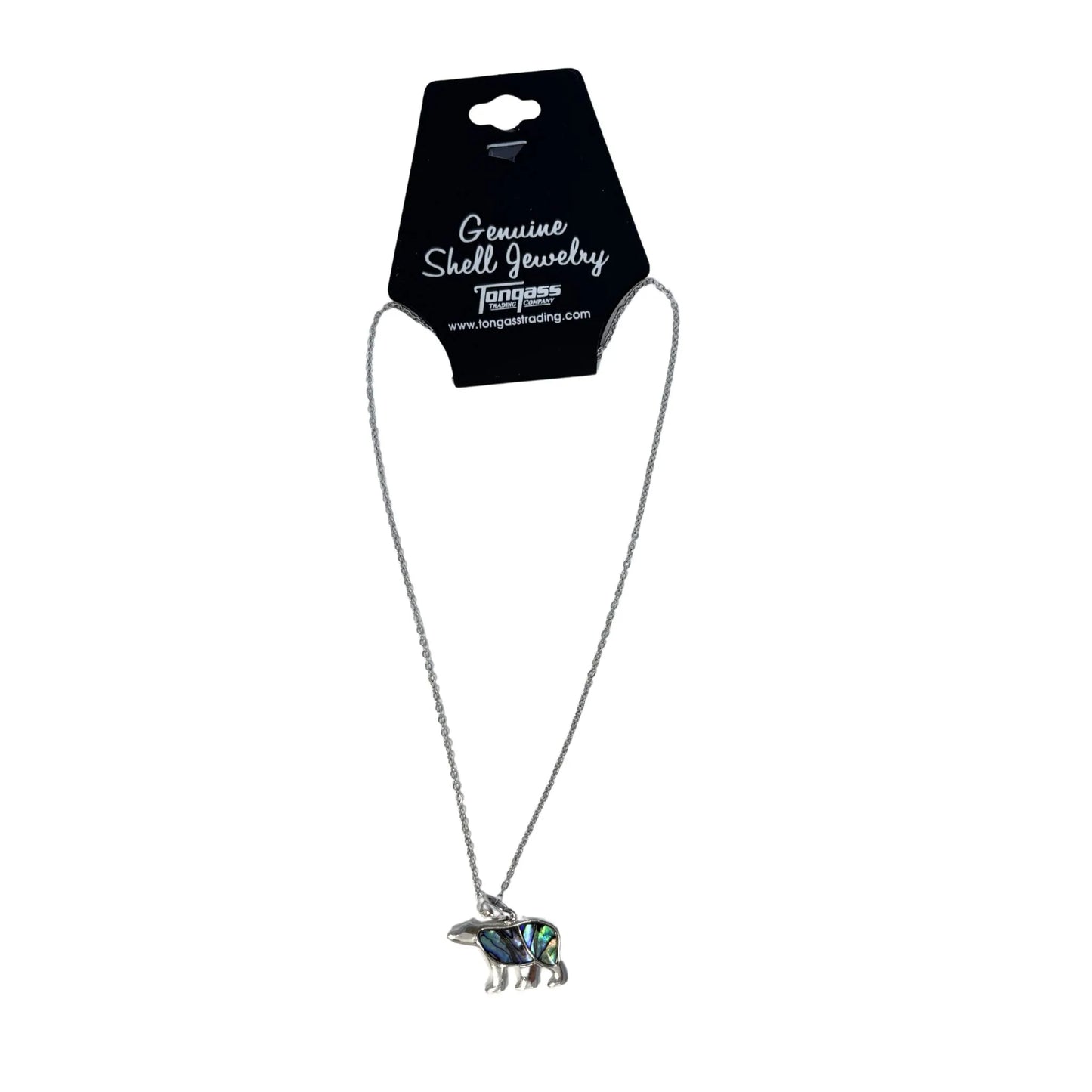 Necklace with a bear pendant