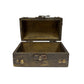 Wooden box with brass hardware