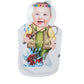 Baby Bib with a fishpole hooking a salmon