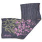 Floral-patterned scarf with 'Alaska' text 