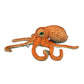 Orange octopus toy 