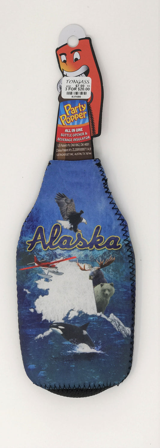 ALASKA MAP BOTTLE INSULATOR