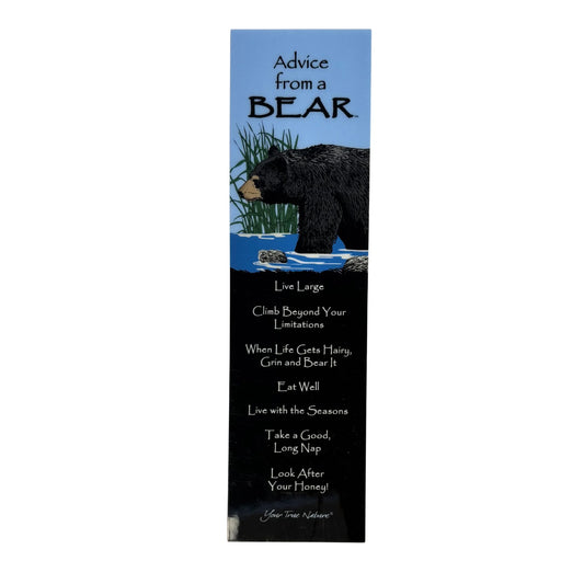 Advice from a bear bookmark