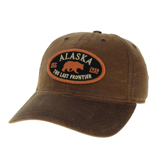 Brown cap with Alaska logo