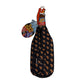 Black and brown moose pattern bottle insulator
